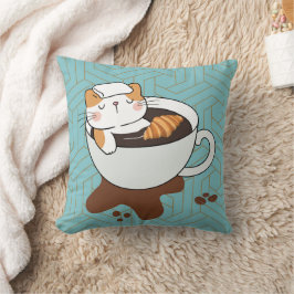 Coffee Cat Spa Kussen