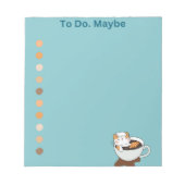 Coffee Cat Spa Notitieblok (Voorkant)