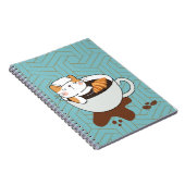 Coffee Cat Spa Notitieboek (Rechterzijde)