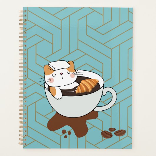 Coffee Cat Spa Planner (Voorkant)