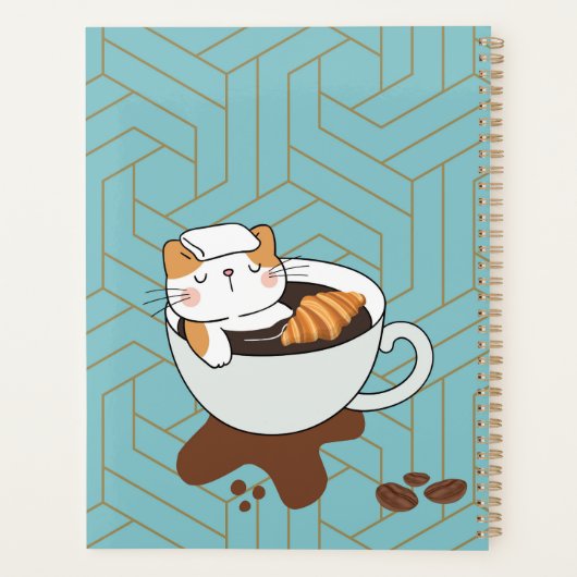 Coffee Cat Spa Planner (Achterkant)