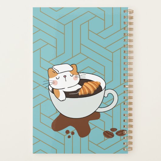 Coffee Cat Spa Planner (Achterkant)