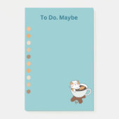 Coffee Cat Spa Post-it® Notes (Voorkant)