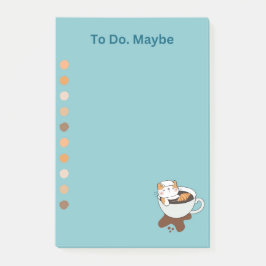Coffee Cat Spa Post-it® Notes