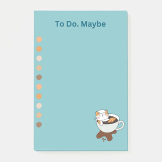 Coffee Cat Spa Post-it® Notes