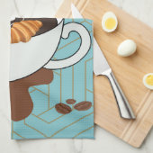 Coffee Cat Spa Theedoek (Quarter Fold)