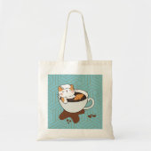 Coffee Cat Spa Tote Bag (Voorkant)