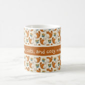 Coffee Cats and Cozy Mornings Naive Art Style Koffiemok (Center)