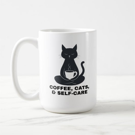 Coffee, Cats, and Self-Care Koffiemok (Links)