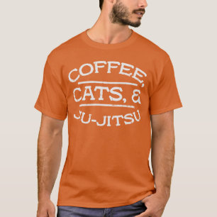 Coffee Cats Jiu Jitsu BJJ Sport Braziliaanse Marti T-shirt
