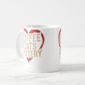 Coffee Cats Pottery Koffiemok (Voorkant links)