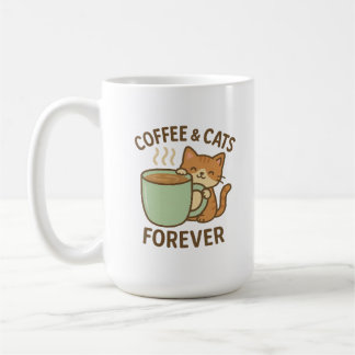 Coffee & Cats Voor Altijd Mopshond Mok ☕🐾