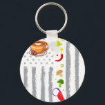 coffee ccoking- Vintage USA American Flag for cook Sleutelhanger<br><div class="desc">A stylish keychain featuring a vintage classic car design. A perfect accessory for car lovers and collectors. Great for everyday use or as a small and thoughtful gift for classic car enthusiasts.</div>