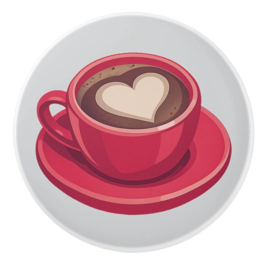 Coffee ceramic knobs keramische knop (Voorkant)