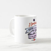 Coffee Chaos en Cuss Words Funny Koffiemok (Voorkant links)