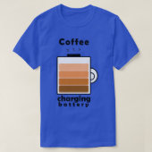Coffee Charge Battery 2 T-shirt (Design voorkant)