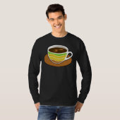 Coffee Charging  Battery Cup Retro Graphic Plus Si T-shirt (Voorkant volledig)