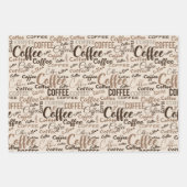 Coffee Charm Trio 3 Inpakpapier Vel (Voorkant 3)