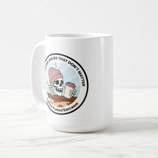 Coffee Chatter & BS Mug Koffiemok (Voorkant links)