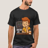 Coffee Check – Funny Programmer T-Shirt (Voorkant)
