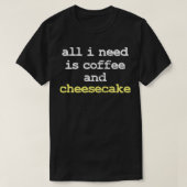 Coffee Cheesecake T-shirt (Design voorkant)