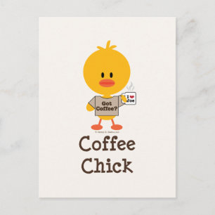 Coffee Chick Briefkaart
