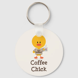 Coffee Chick Sleutelhanger