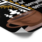 Coffee Christ Offers Forgiveness For Everyone Ever Poster (Hoek)