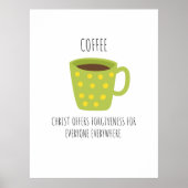 COFFEE Christian Design Poster (Voorkant)