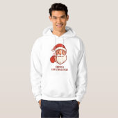 Coffee & Christmas Cheer Santa Hoodie (Voorkant volledig)