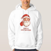 Coffee & Christmas Cheer Santa Hoodie (Voorkant)