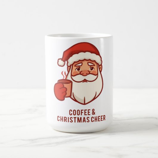 Coffee & Christmas Cheer Santa Mug Koffiemok (Center)
