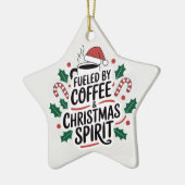 Coffee & Christmas Spirit — Star Ornament (Links)