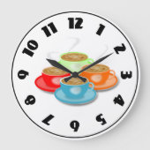 Coffee Clock Grote Klok (Voorkant)