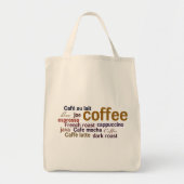 Coffee Cloud shopping tas (Voorkant)