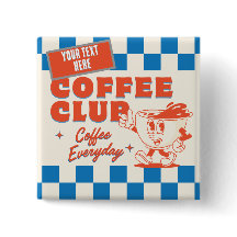 Coffee Club cartoon – Schattige koffieliefhebber