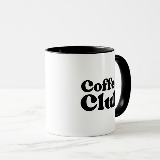 Coffee Club | Exclusief Mok (Voorkant rechts)