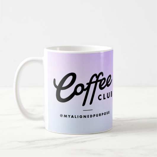 Coffee Club Mok - pastel (Links)