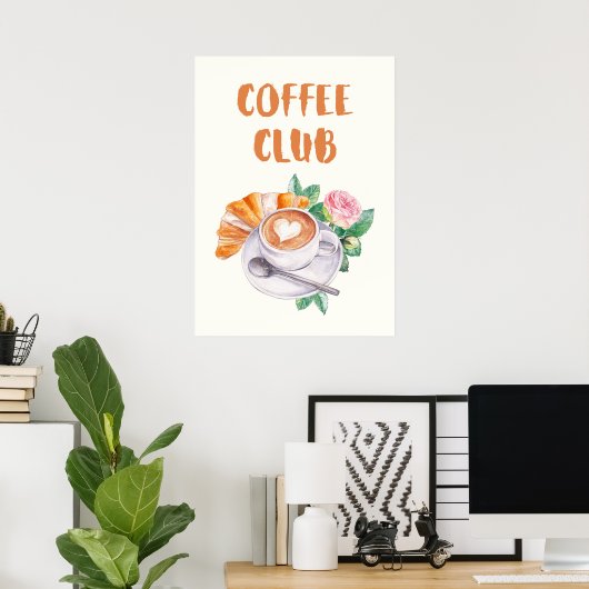 Coffee Club Poster (Thuiskantoor)