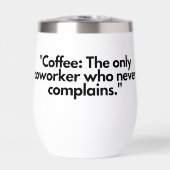Coffee Co-Worker Tumbler – uw perfecte werkknop (Voorkant)