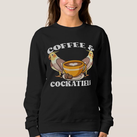 Coffee & Cockatiels Caffeine Quarrion for Parrot O Trui (Voorkant)