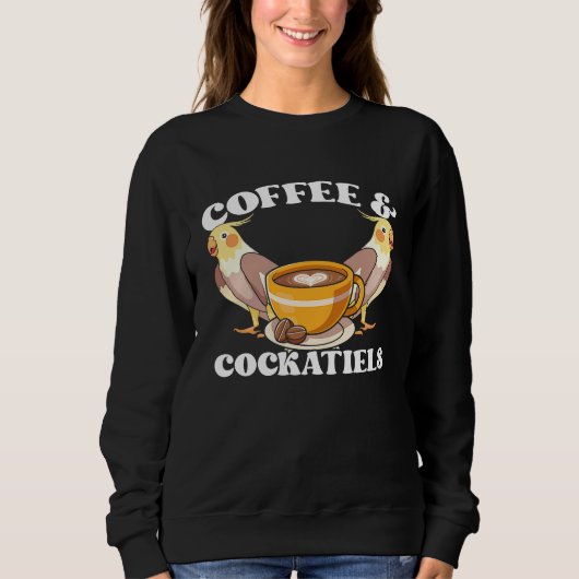 Coffee & Cockatiels Caffeine Quarrion for Parrot O Trui (Voorkant)