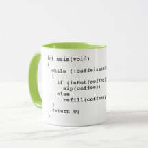 Coffee code mok voor softwareontwikkelaars