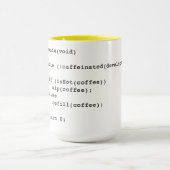 Coffee code mok voor softwareontwikkelaars (Midden)