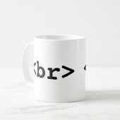 Coffee() coder mok (Voorkant links)