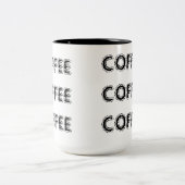 COFFEE COFEE COFFEE Mok - Gepersonaliseerd (Center)