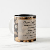 Coffee Coffee Coffee 11 oz mok, zwart Tweekleurige Koffiemok (Voorkant links)