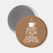 Coffee Coffee Coffee-cadeauobjecten houden Magneet (Voorkant / Achterkant)