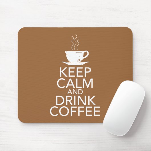 Coffee Coffee Coffee-cadeauobjecten houden Muismat (Met muis)