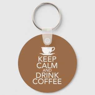 Coffee Coffee Coffee-cadeauobjecten houden Sleutelhanger